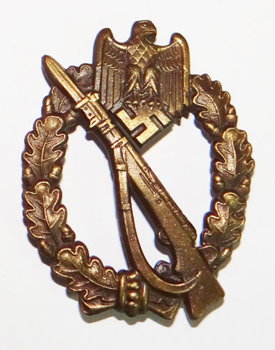 "JFS" Marked Bronze Infantry Assault Badge
