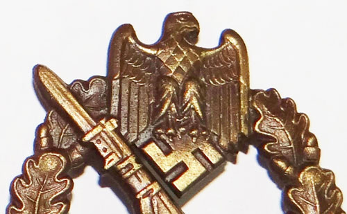 "JFS" Marked Bronze Infantry Assault Badge