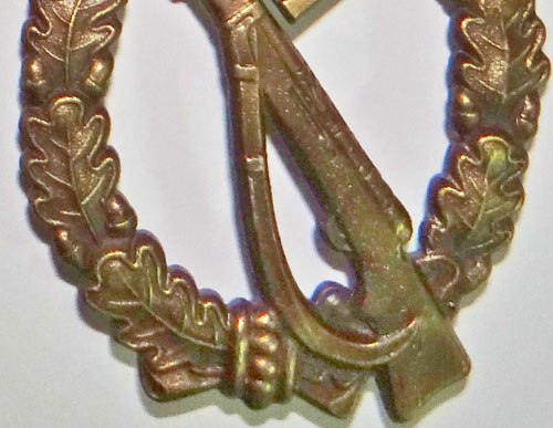 "JFS" Marked Bronze Infantry Assault Badge