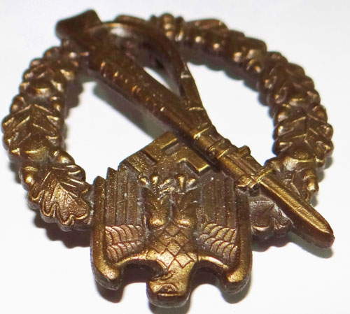 "JFS" Marked Bronze Infantry Assault Badge