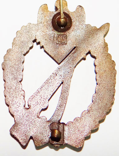 "JFS" Marked Bronze Infantry Assault Badge