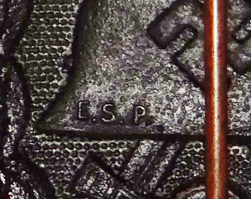 Maker Marked WW II Black Wound Badge