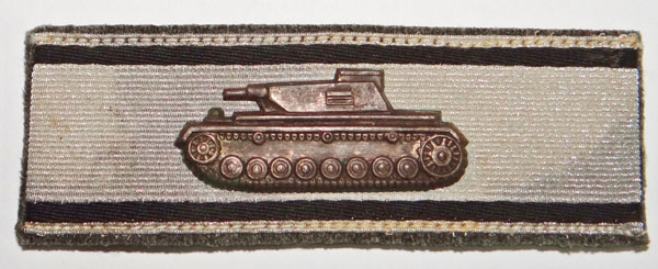 Silver Tank Destruction Badge Silver Tank Destruction Badge