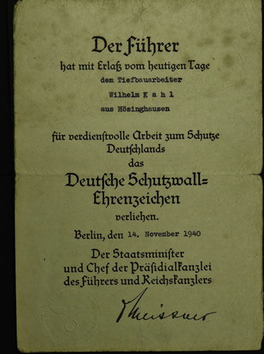 Seven Award Document