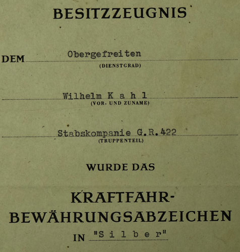 Seven Award Document