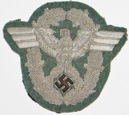 Police Officer Silver Bullion Wire Sleeve Eagle