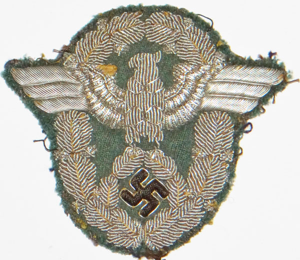 Police Officer Silver Bullion Wire Sleeve Eagle