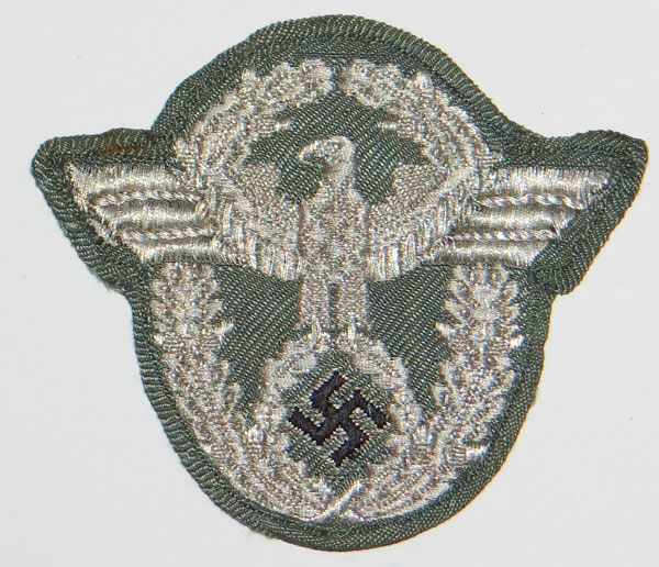 Police Officer Silver FLAT Wire Sleeve Eagle