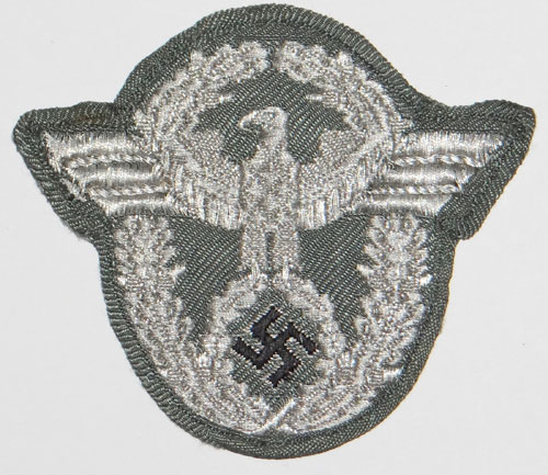 Police Officer Silver FLAT Wire Sleeve Eagle