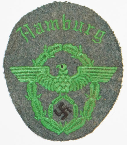 "Hamburg" NCO/EM Schutzpolizei Sleeve Eagle