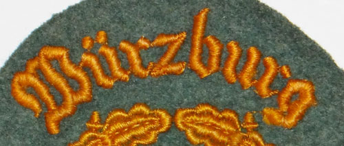 "Wurzburg" Gendarmerie NCO/EM Sleeve Eagle