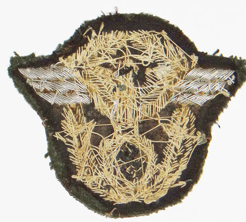 ARMY OFFICER Field Police Silver Bullion Wire Sleeve Eagle