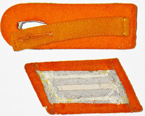 Gendarmerie Police "Leutnant" Shoulder Board & Collar Tab Set