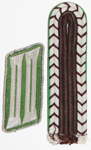 Schutzpolizei NCO/EM Collar Tab & Shoulder Board