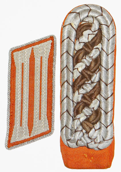 Gendarmerie Police "Meister" (NCO) Shoulder Board & Collar Tab Set Gendarmerie Police "Meister" (NCO) Shoulder Board & Collar Tab Set