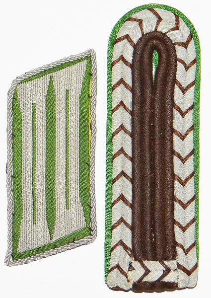 Schutzpolizei "NCO" Shoulder Board & Collar Tab Set Schutzpolizei "NCO" Shoulder Board & Collar Tab Set