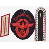 Feuerwehr Sleeve Eagle with Collar Tab & Shoulder Board Set