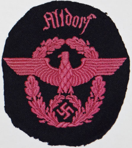Feuerwehr "Fire Service" NCO/EM Sleeve Eagle with Assignment Location