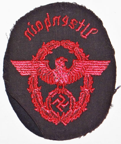 Feuerwehr "Fire Service" NCO/EM Sleeve Eagle with Assignment Location