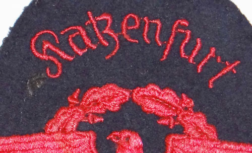 Feuerwehr "Fire Service" NCO/EM Sleeve Eagle with Assignment Location