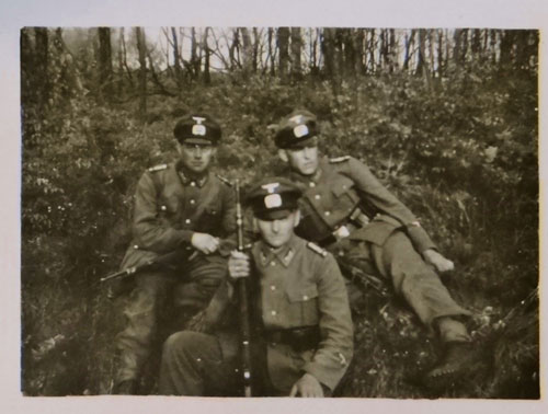 German Customs Black & White Photo