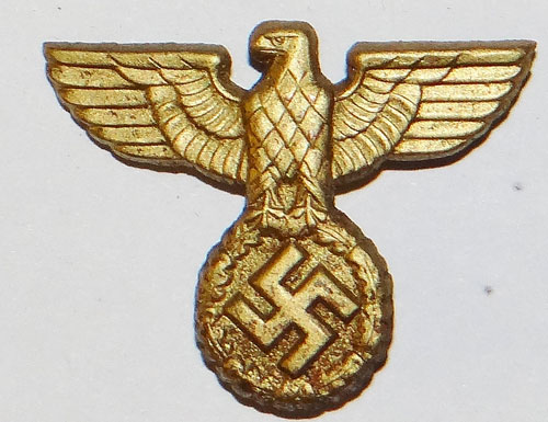 Reichsbahn Gold Metal Visor Hat Eagle
