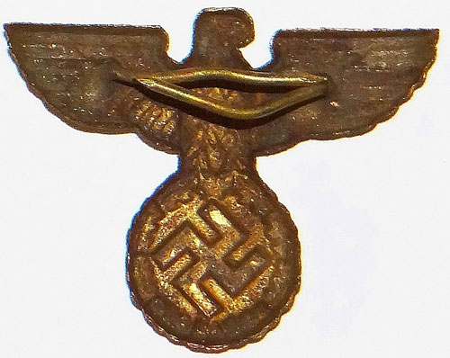Reichsbahn Gold Metal Visor Hat Eagle