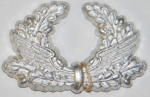 Bahnschutzpolizei NCO/EM Metal Visor Hat Wreath