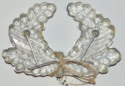 Bahnschutzpolizei NCO/EM Metal Visor Hat Wreath