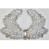 Bahnschutzpolizei NCO/EM Metal Visor Hat Wreath