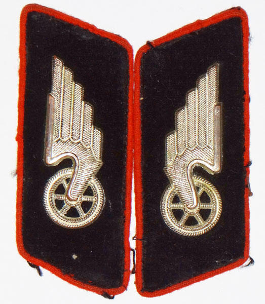Reichsbahn 1935/36 Pattern Officials Collar Tabs Reichsbahn 1935/36 Pattern Officials Collar Tabs