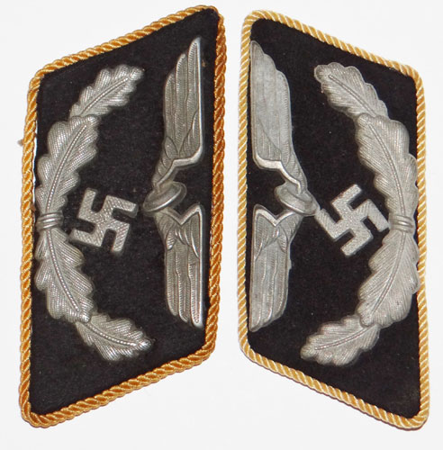 Reichsbahn Officals Collar Tabs for Pay Grades 7 & 6