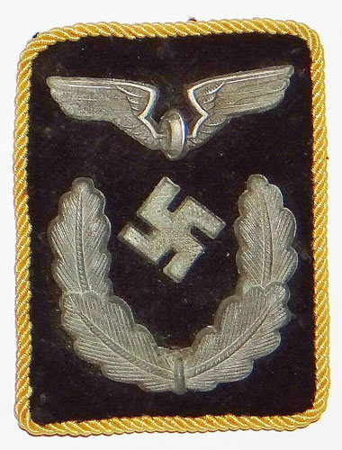 Reichsbahn Officials Collar Tabs for Pay Grades 11 thru 8 and 7a