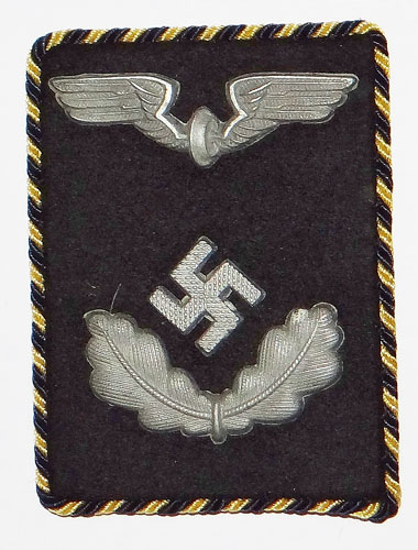 Reichsbahn Officials Collar Tab for Pay Grades 11 thru 8 and 7a