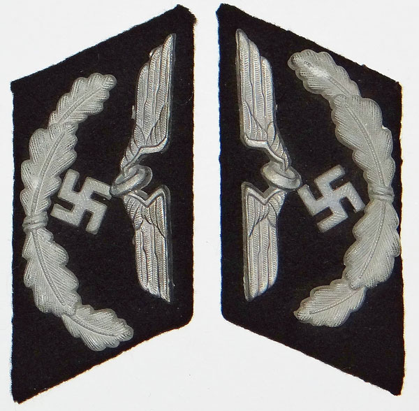 Reichsbahn Officials Collar Tabs for Pay Grades 7 & 6 Reichsbahn Officials Collar Tabs for Pay Grades 7 & 6