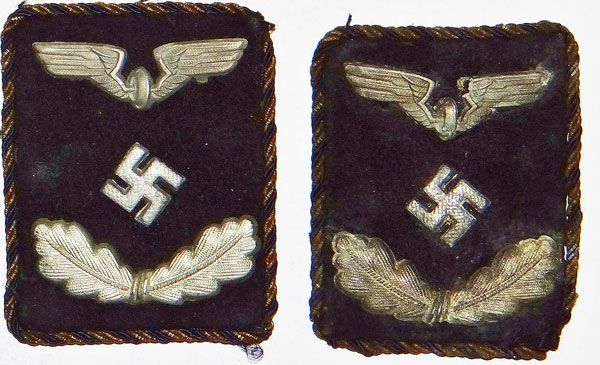 Reichsbahn Official Collar Tab for Pay Grades 17a thru 12 Reichsbahn Official Collar Tab for Pay Grades 17a thru 12