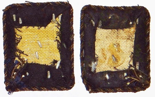 Reichsbahn Officials Collar Tabs for Pay Grades 11 thru 8 and 7a
