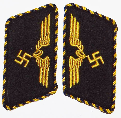 Reichsbahn Officials Collar Tabs for Pay Grades 17a thru 12