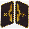 Reichsbahn Officials Collar Tabs for Pay Grades 17a thru 12
