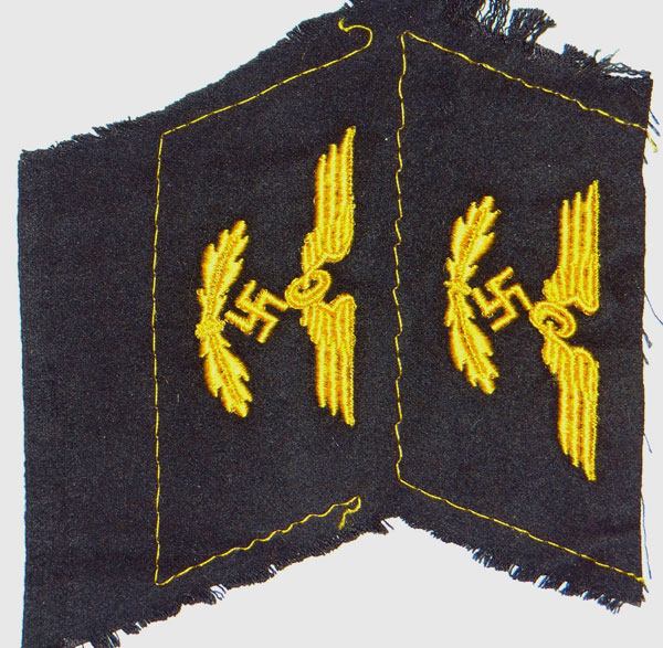 Reichsbahn Officials Collar Tabs for Pay Grades 11 thru 8 and 7a Reichsbahn Officials Collar Tabs for Pay Grades 11 thru 8 and 7a