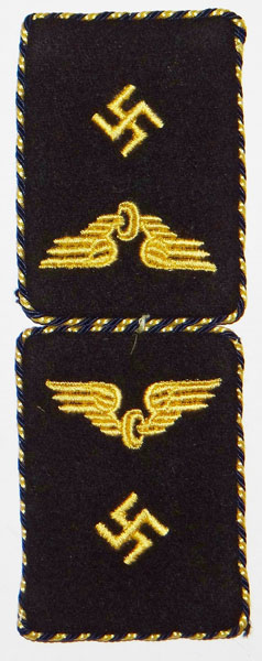 Reichsbahn Officials Collar Tabs for Pay Grades 17a thru 12 Reichsbahn Officials Collar Tabs for Pay Grades 17a thru 12