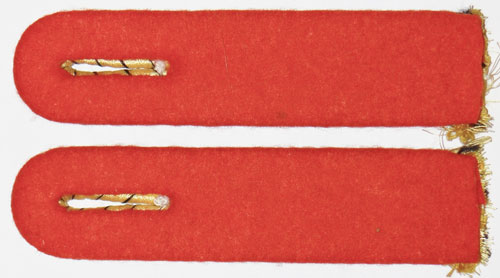 Reichabahn Officials Shoulder Boards for Pay Grades 8 and 7a