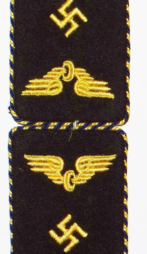 Reichsbahn Officials Collar Tabs for Pay Grades 17a thru 12