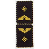 Reichsbahn Officials Collar Tabs for Pay Grades 17a thru 12