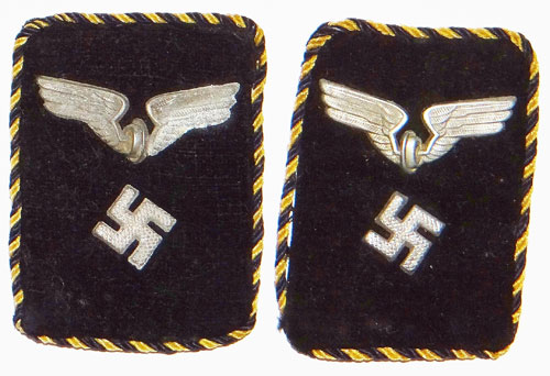 Reichsbahn Officials Collar Tabs for Pay Grades 17a thru 12