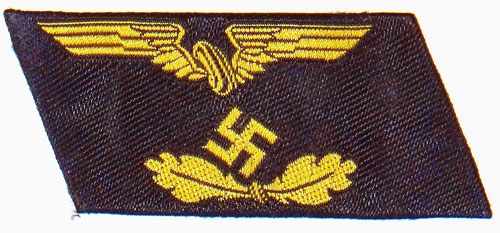 Reichsbahn Official Collar Tab for Pay Grades 11 thru 8 and 7a