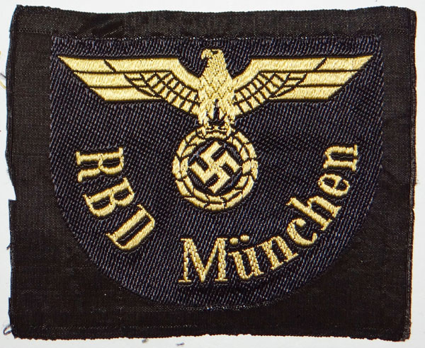 "RBD Munchen" Reichsbahn Sleeve Insignia