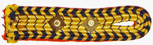 Reichsbahn Officials Shoulder Board for Pay Grades 9a thru 9