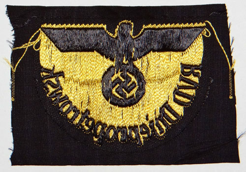 "RBD Stuttgart" Reichsbahn Sleeve Insignia