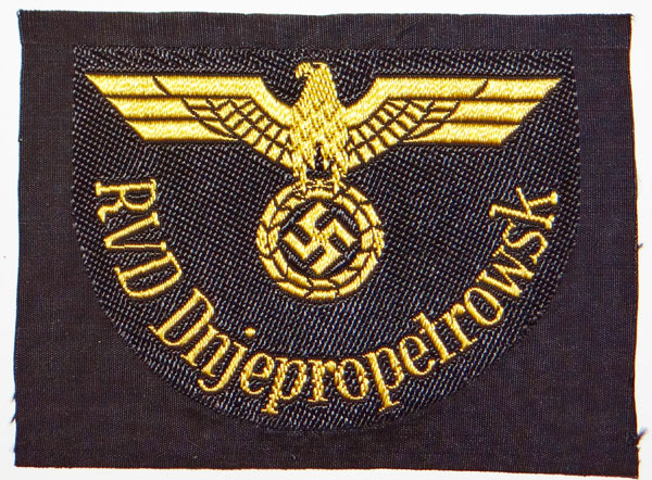 "RVD Dnjepropetrowsk" Reichsbahn Sleeve Insignia